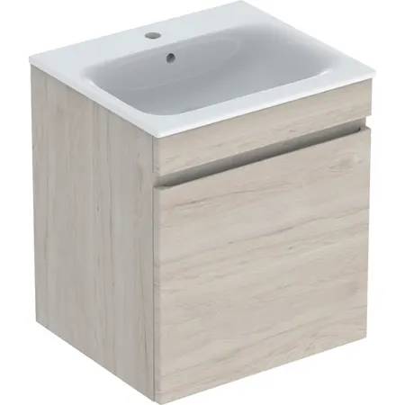 Geberit Renova Plan Set Of Vanity Basin, Slim Rim, With Cabinet, One Drawer And One Internal Drawer