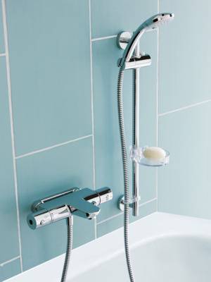 Idealrain S3 Shower Kit -3 Function Hand spray Rail Hose & Soap Dish