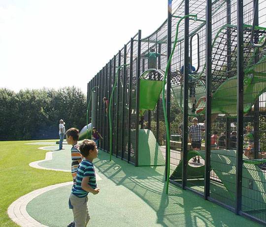 World's largest Wall-Holla installed at Ketteler Hof Play Park ...