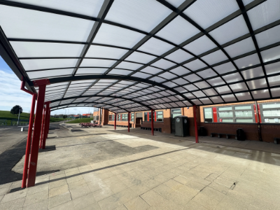Hebburn Comprehensive School - Vaulted Canopy | Miko Engineering Ltd ...