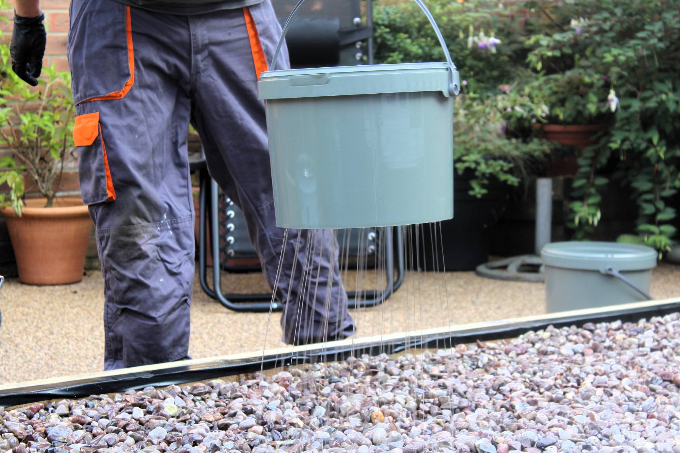 PourOn Gravel Binder Gravel Binder SureSet Resin Systems NBS Source