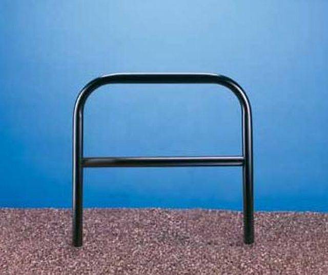 Ollerton Sheffield Cycle Stand with Tapping Bar - Galvanized Steel