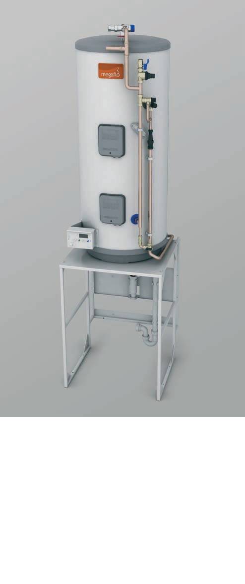 Megaflo Cylinder Package Hot Water Only - Intermediate Shallow Frame