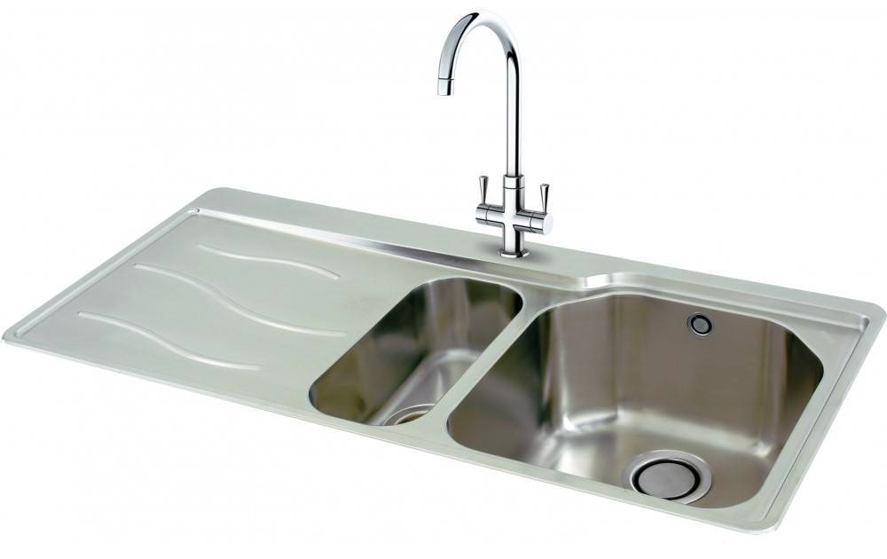  Carron Phoenix Maui Bowl Stainless Steel Sink - Inset Kitchen Sink