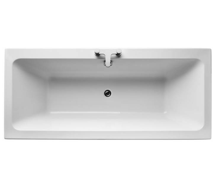 Tempo Cube Idealform Double-Ended 180 cm x 80 cm Bath No Handgrips No Tapholes