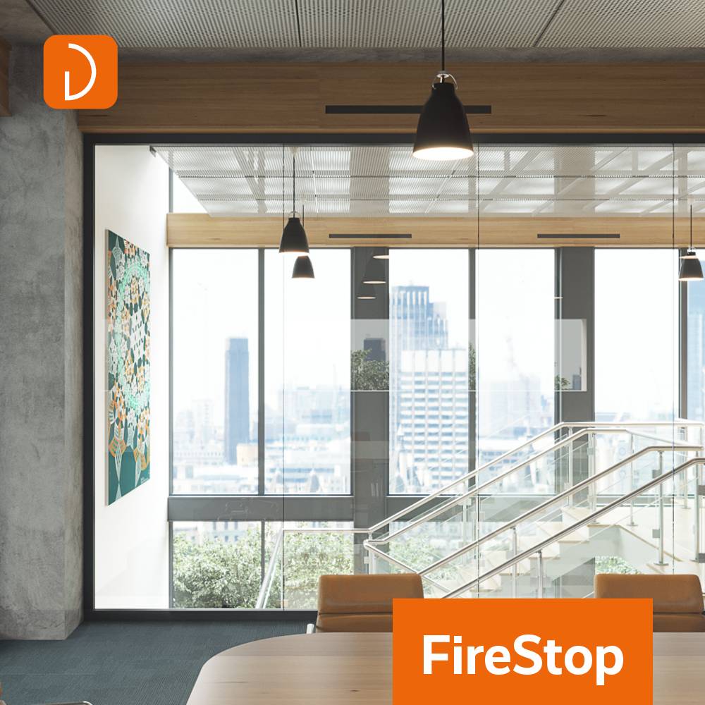 FireStop Ei30 Single Glazed Partition System