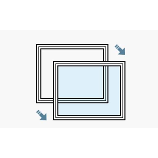 Series 43 Heavy Duty Security Demountable Single Pane Fixed Light  