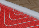 Polypipe Red Panel UFH System with FLOWPLUS Liquid Cement Screed