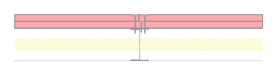 Knauf 'I' Stud Lining (fire resistance system): ISL-I-70-070-6-2x15-FP-50