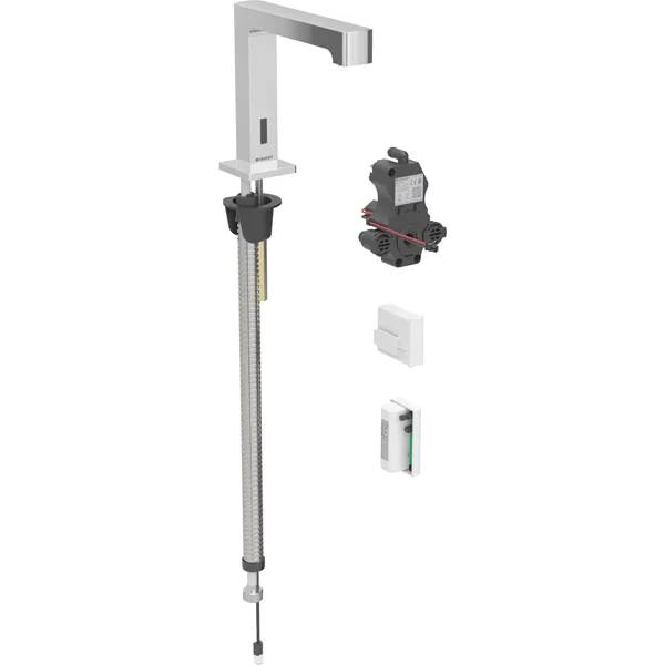 Geberit Brenta washbasin tap, deck-mounted, generator operation, for concealed function box