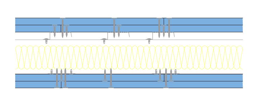 Knauf Performer with Knauf Resilient Bar: PC-RB1-70-055-6-2-15-SSP-50