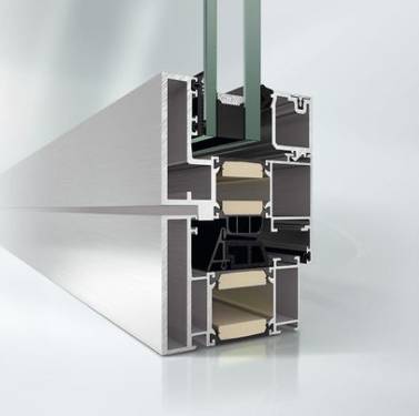 Aluminium blast-resistant window system - AWS 90 XR - Inward-opening Turn/Tilt Window