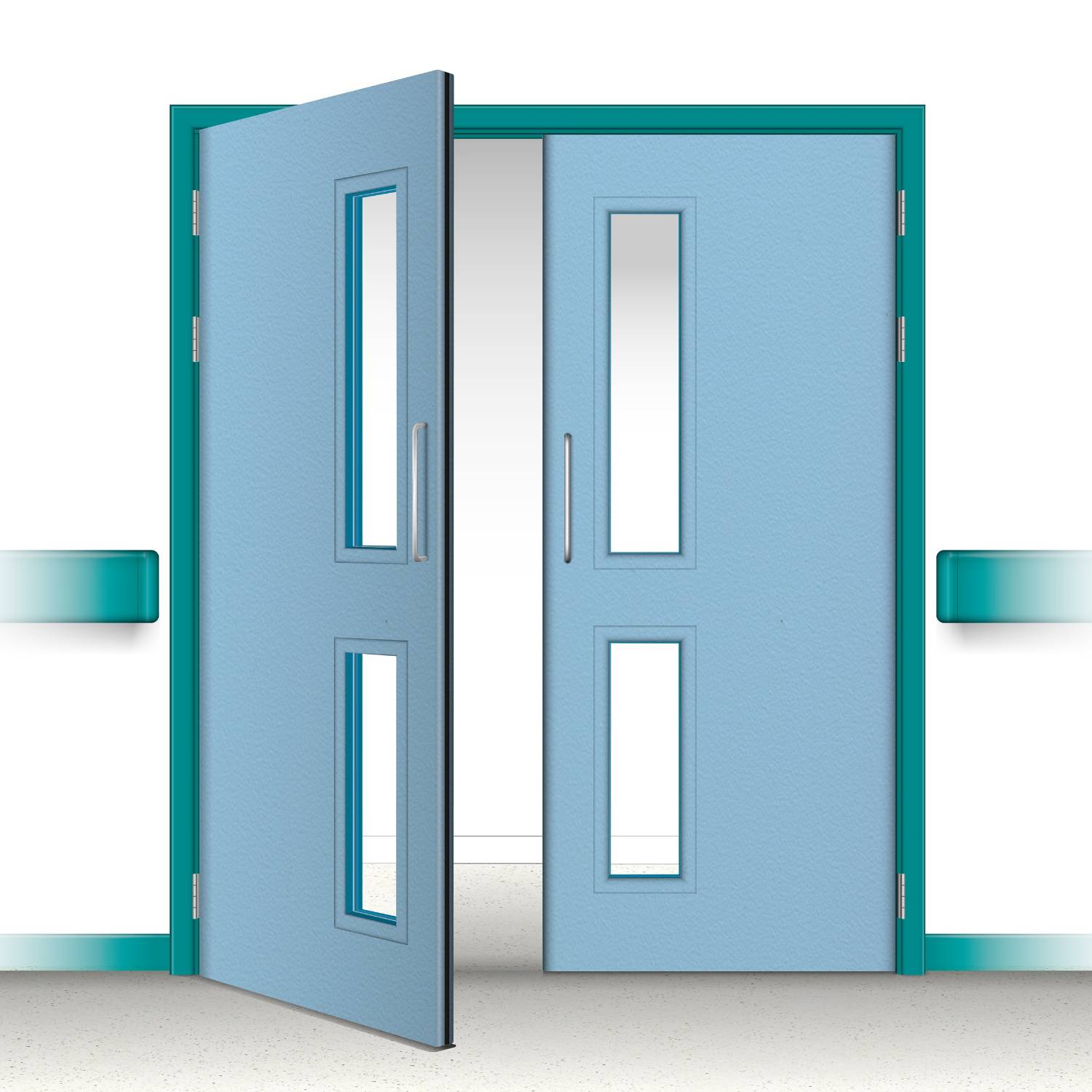 Postformed Double Doorset - Vision Panel 2
