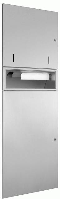 DP4312 Dolphin Prestige Combination Paper Towel, Soap Dispenser and Waste Bin