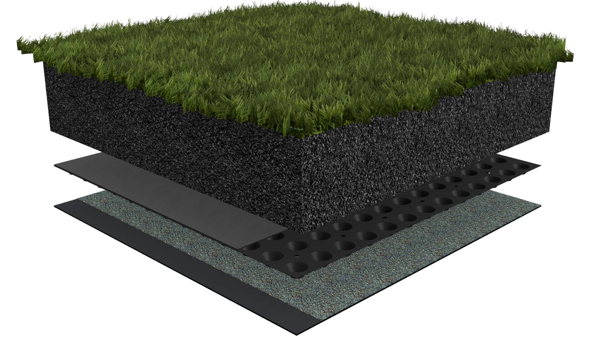 SikaShield® Hot Melt (Inverted Roof System with Sika® Green Roof)