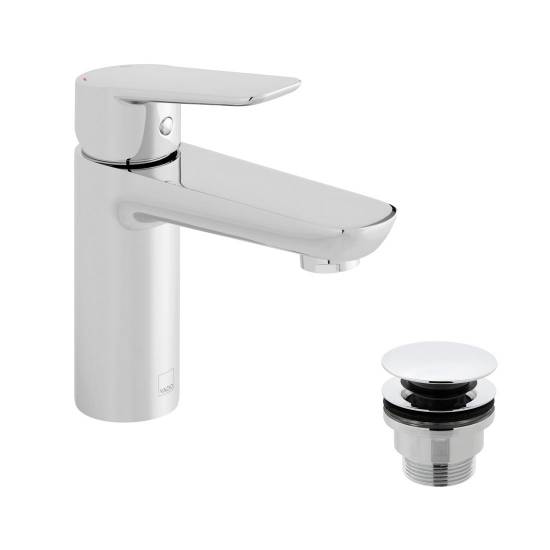 Photon Mono Basin Mixer Tap With Waste | PHO-100F/CC-C/P