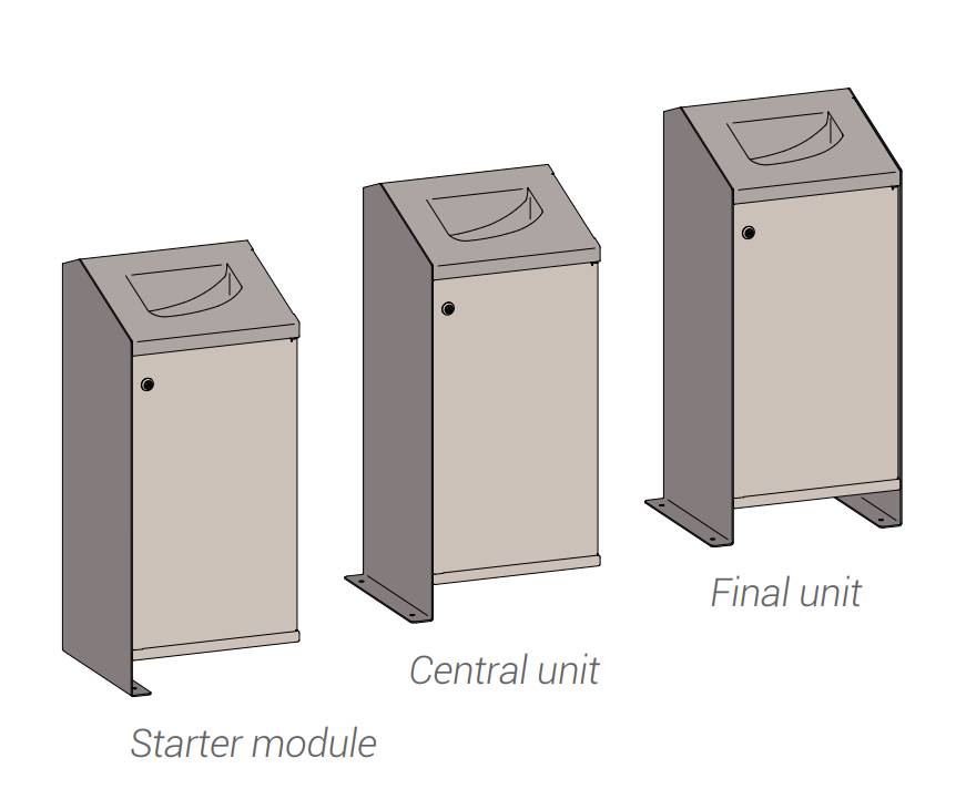 Berlin Recycling Point Bins