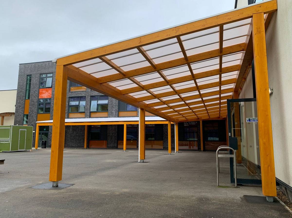 Tarnhow Mono Wall Mounted Timber Canopy