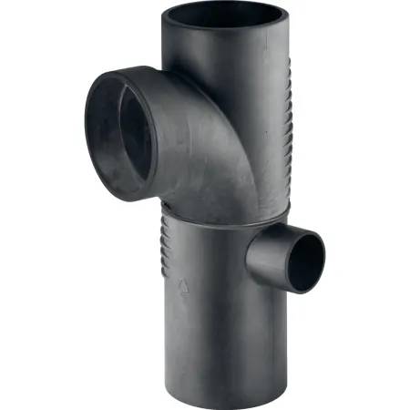 Geberit Silent-Db20 Combined Corner Branch Fitting 88.5°, Swept-Entry, Right