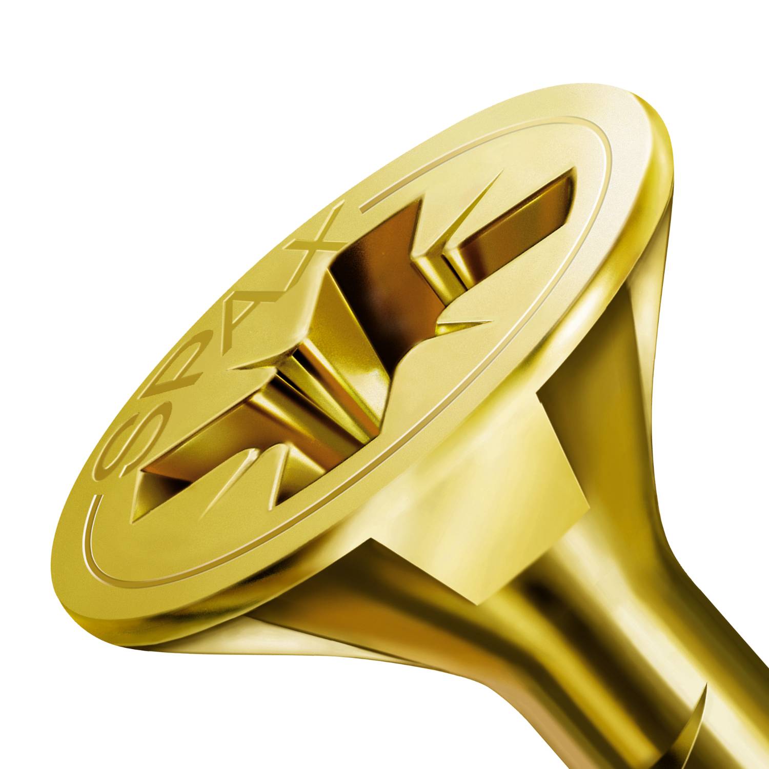 SPAX YELLOX Coated Flat Countersunk Head Universal Use Screws