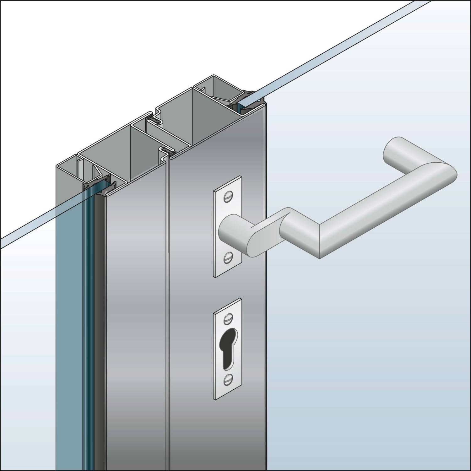 PRESTO Rebated Glazed Door