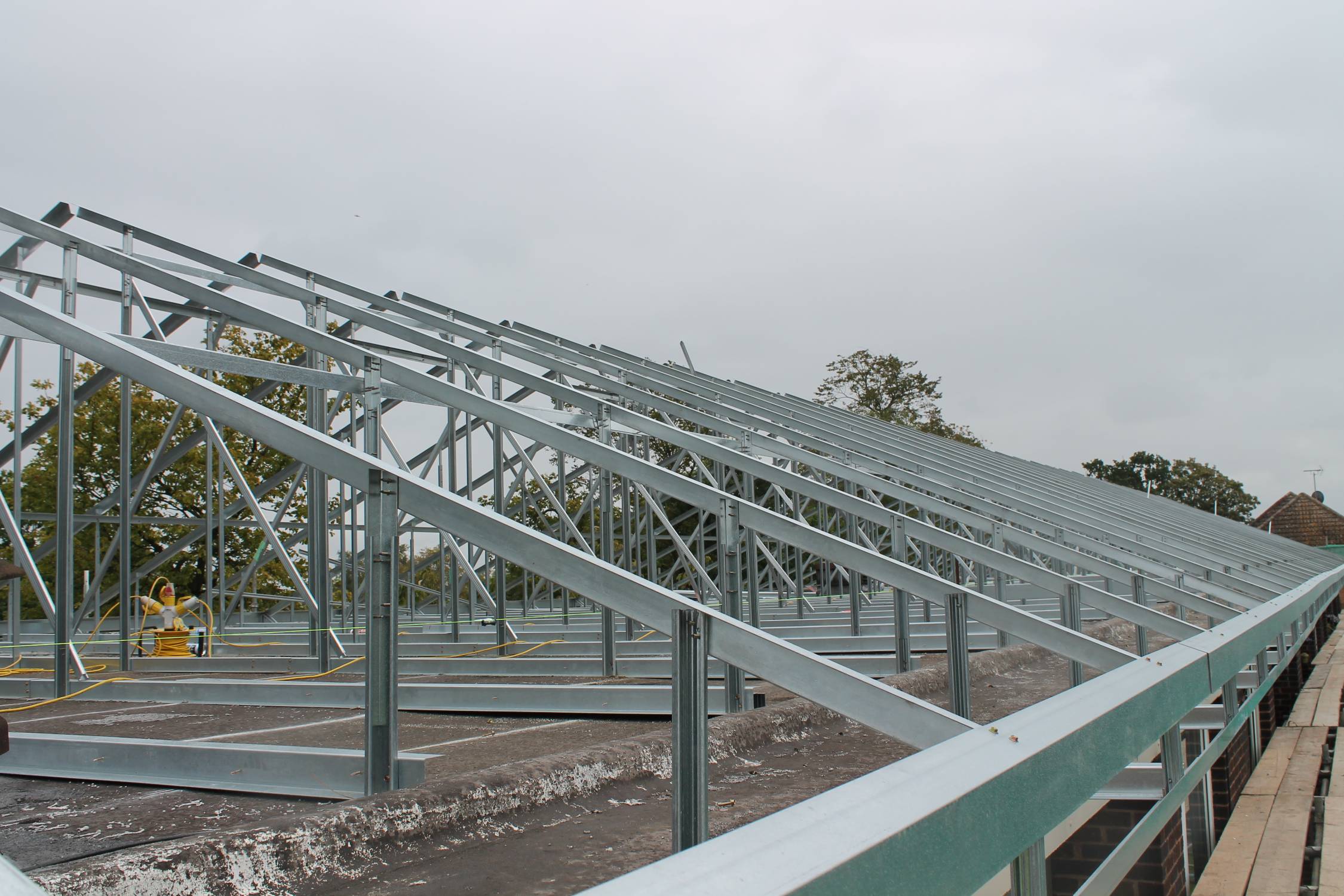 BritFrame - Flat-to-Pitch Structural Steel Frame
