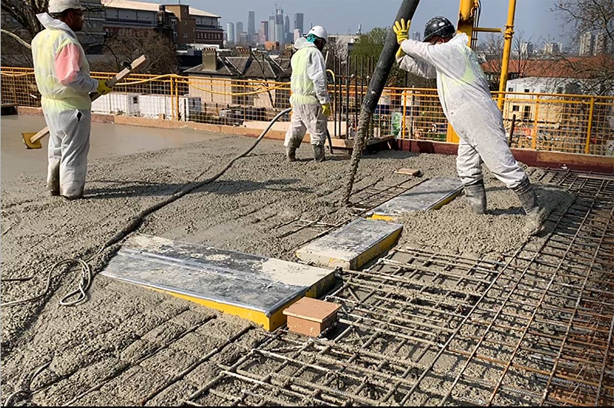 GRP RiserDeck Cast-in System - Service Riser Floors