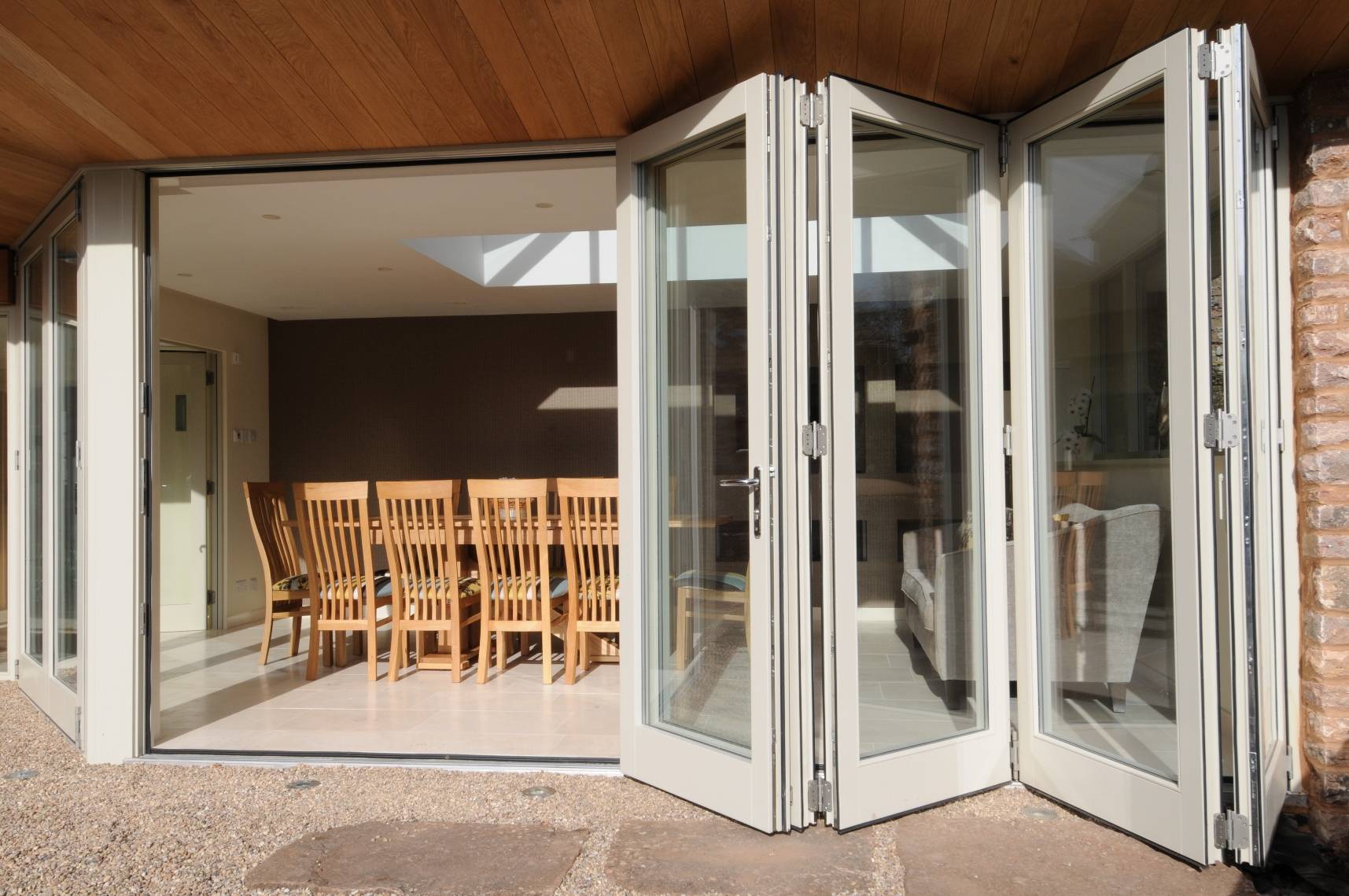 Timber Bi-Fold Door