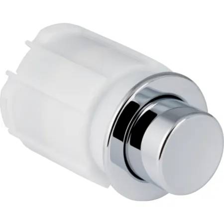Geberit pneumatic WC flush control, single flush, with locked nuts, concealed actuator 
