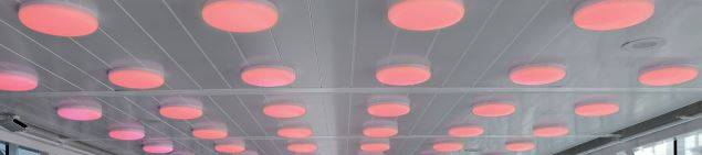 Interior Metal Wide Panel Ceilings - Interior metal ceiling system