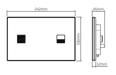 WAVE S3 - Touch free flush actuator