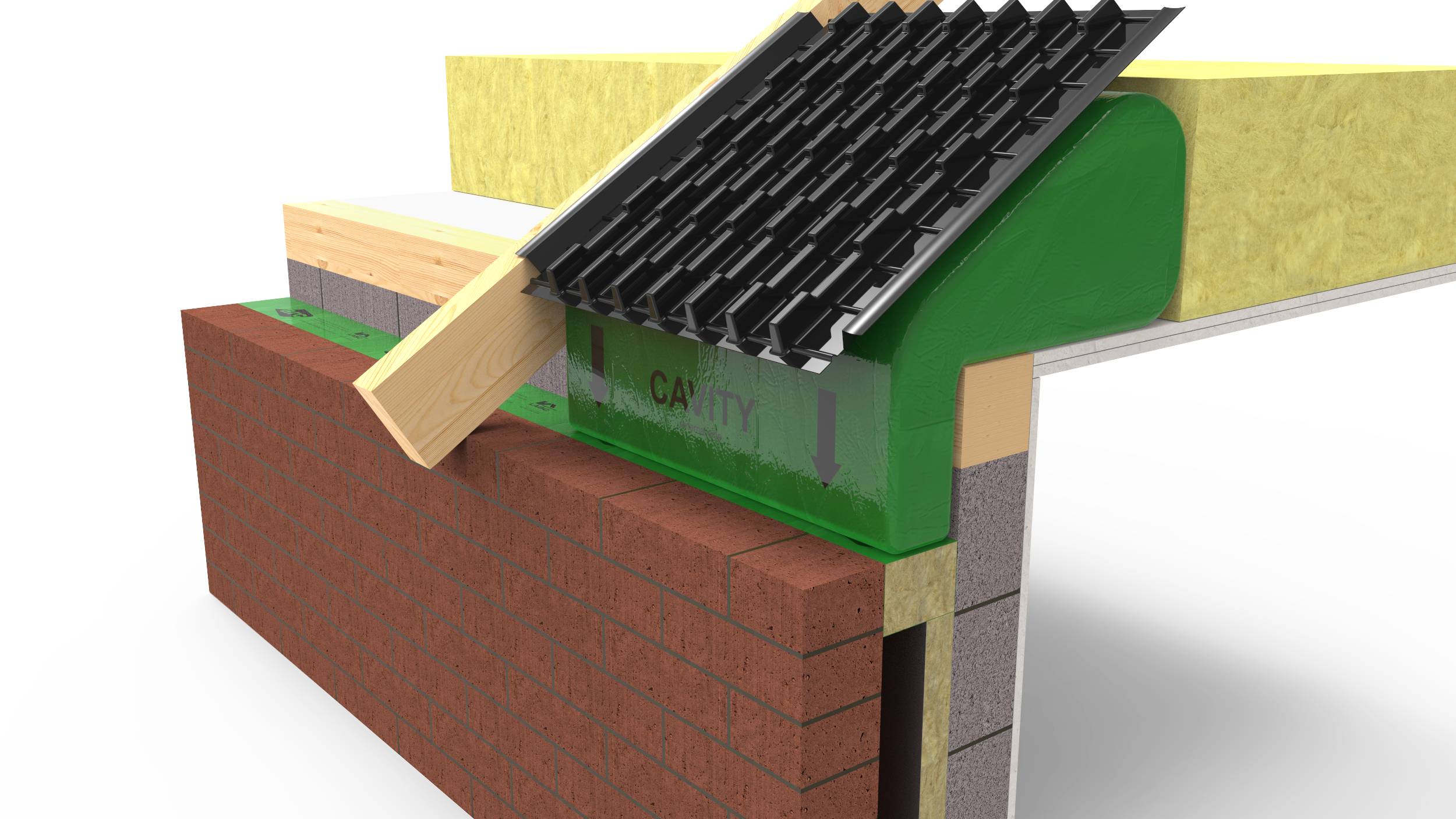 Eaves Insulator - Non-combustible thermal insulation