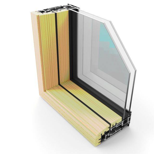 Hybrid Series 2 Composite Thermally Broken Sash Window System [Wall Placement]