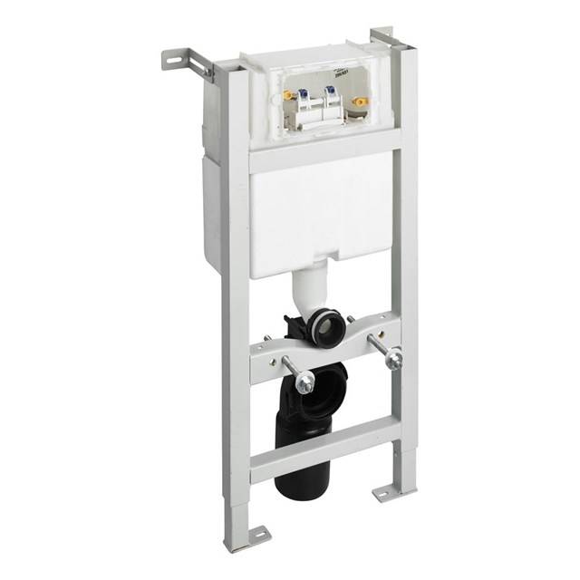 In-wall System for WC 880mm, Mechanical Top Or Front Flushplate