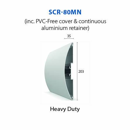 CS Acrovyn® PVC-Free SCR-80N Crash Rails