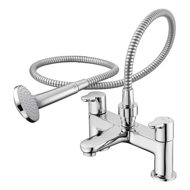 Concept Blue Bath Shower Mixer With Set