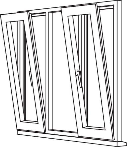 Zendow 5000 Tilt & Turn (Standard Sash) - TT5 Opener/Fixed/Opener