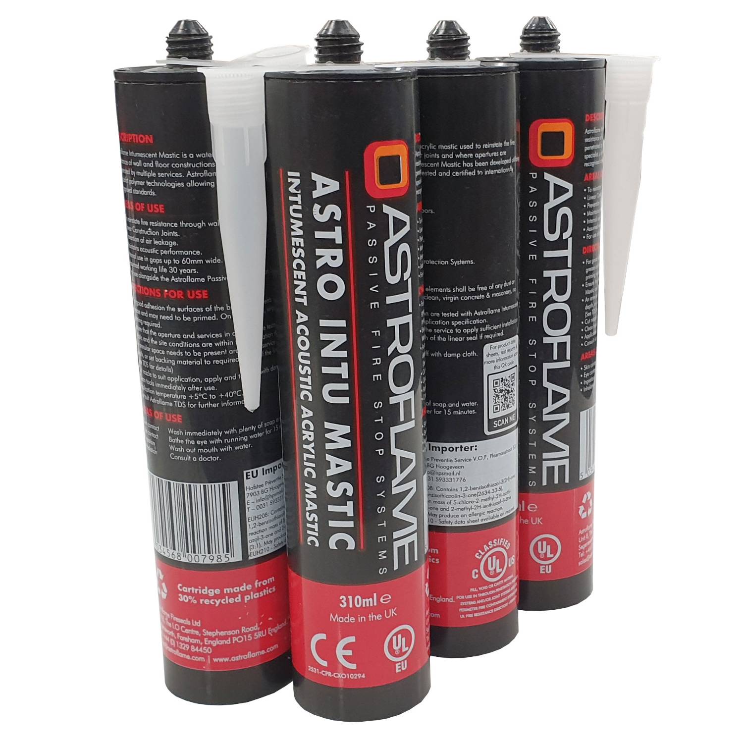 Astro INTU Mastic - Intumescent Acoustic Mastic