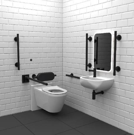 STYLE Infrared Premium Rimless Luxury Wall Hung Doc M Toilet Pack