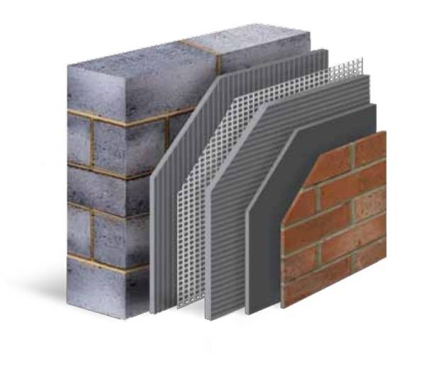 Stormshield High Performance Render System - Brick Slip Finish