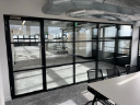 Lusso 105 Geometric - Relocatable Glass Partitions