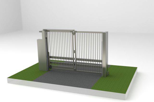 PAS68 Bi-Folding Speed Gate