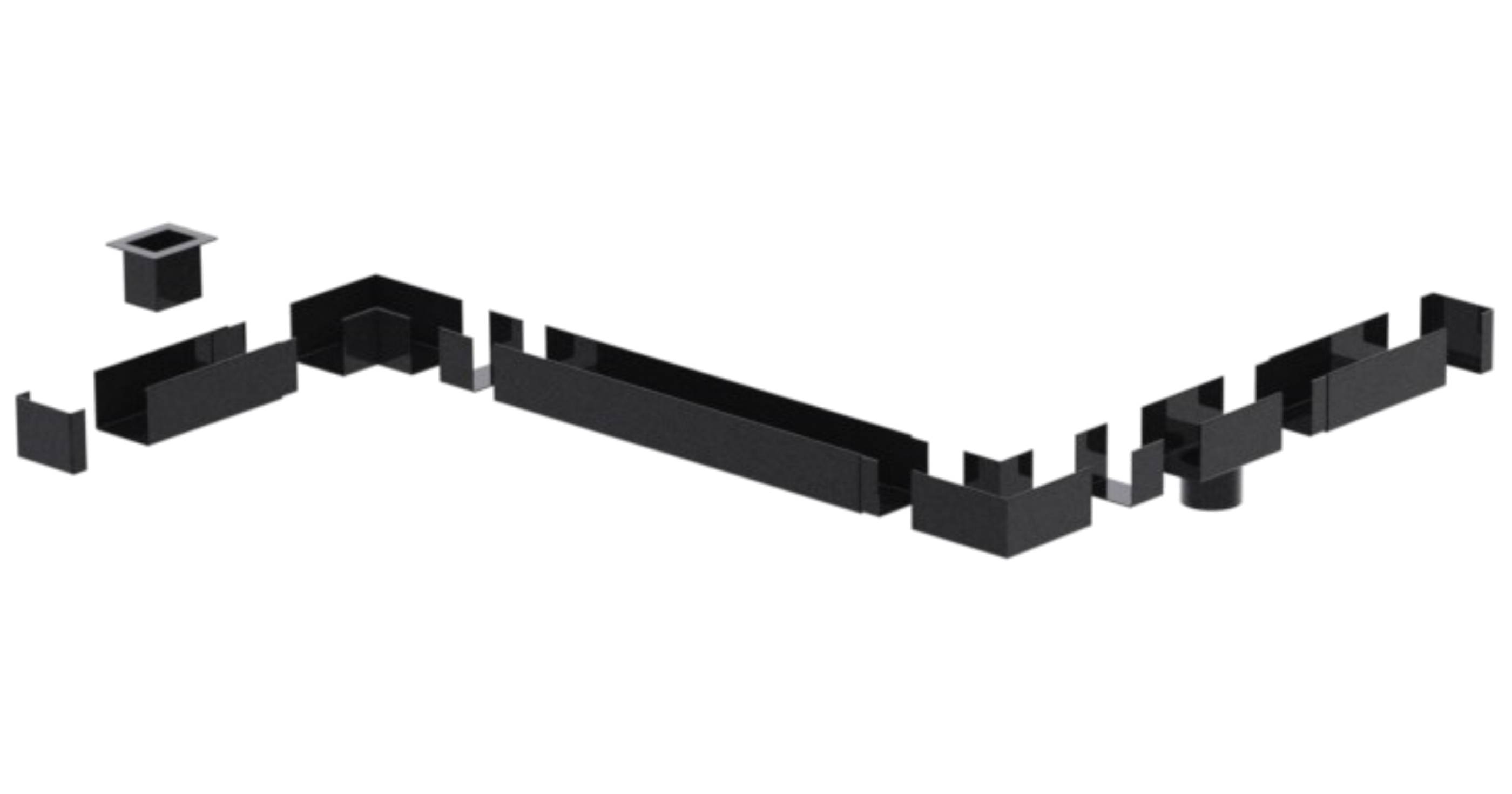 Extruded Box Guttering System - Aluminium Gutter