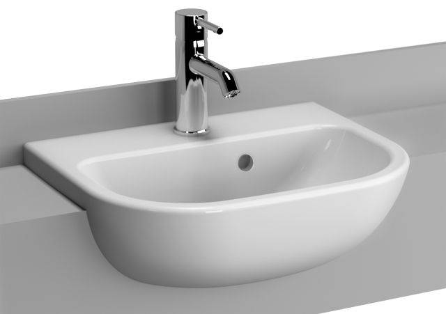 VitrA S20 Semi-recessed Basin, 45 cm, 5521