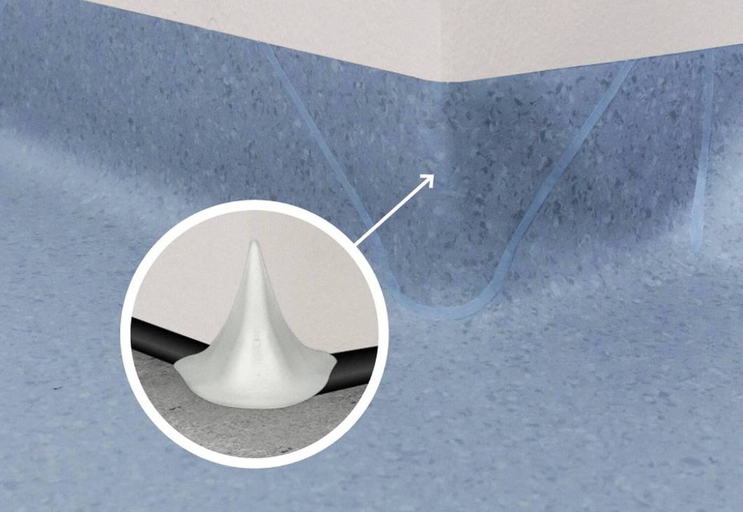 Clean Corner System | Gerflor UK - PVC Corner Cover Former