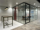 Lusso 25 Geometric - Relocatable Glass Partitions