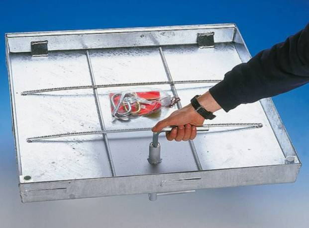 Floor Hatch - Galvanized Steel Floor Doors - Insulated Fire Rated Lift Out - SBV