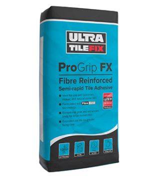 ProGrip FX: Fibre Reinforced Semi-Rapid Tile Adhesive