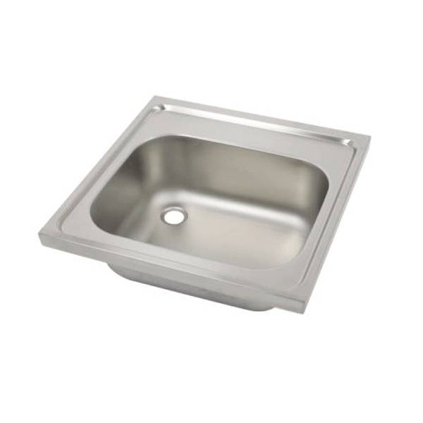 Healthcare Sink SK1 - Hospital Pattern Sink Top Single Bowl