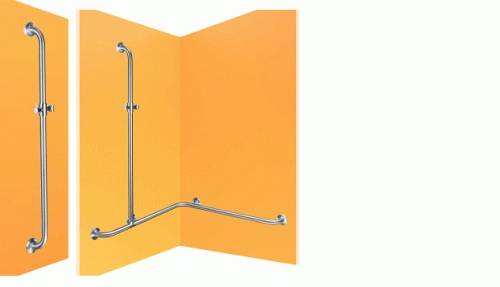 Dolphin Prestige Combined Grab and Shower Rails